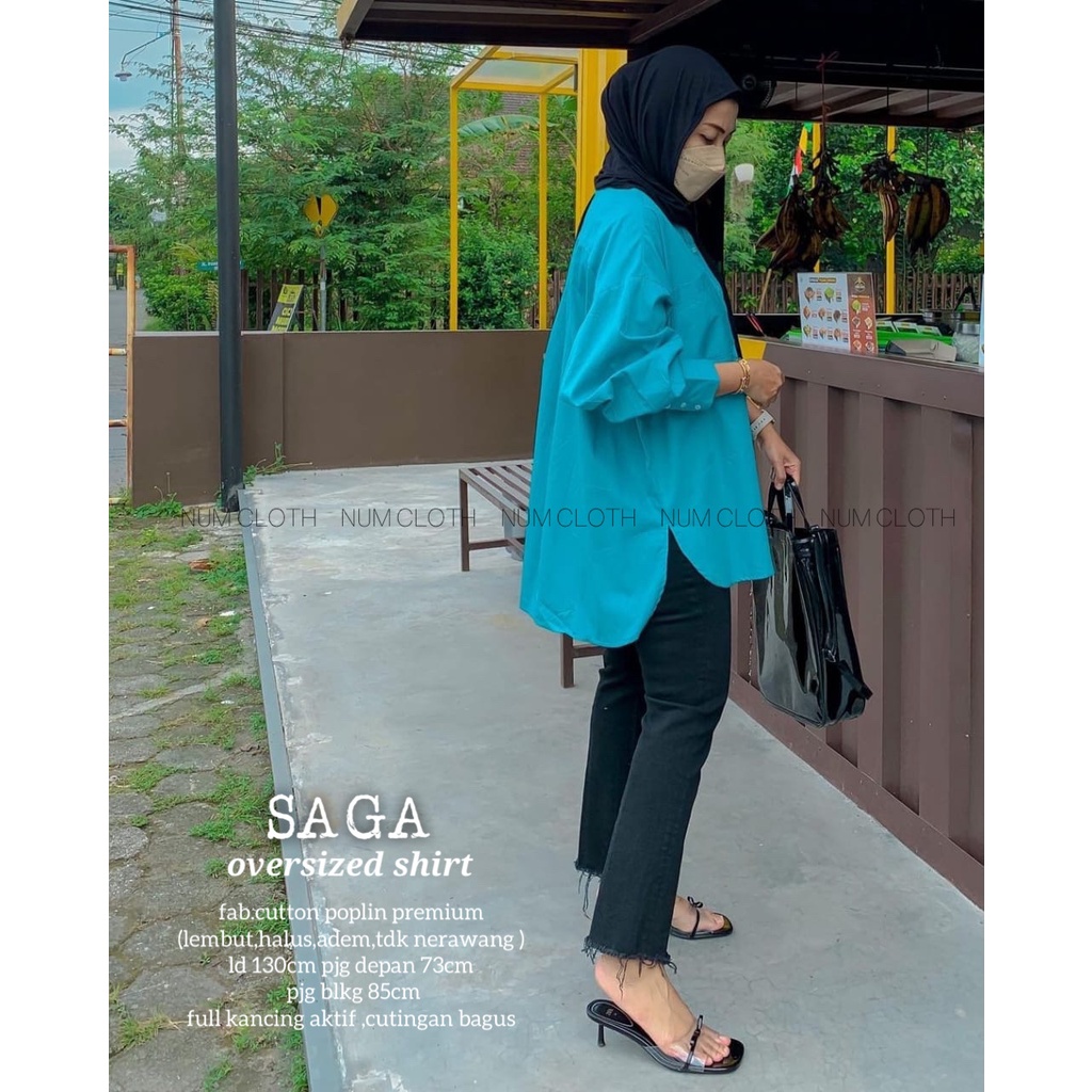 Saga oversized shirt / JUMBO