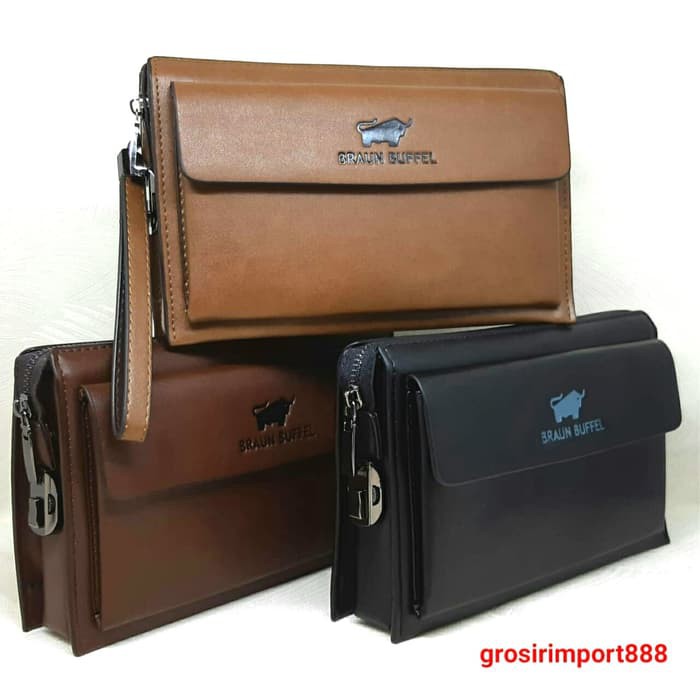 Tas Pria Handbag Clutch Multifungsi Montblanc 4Ruang 5812 Unisex Distro Clucth Kerja Kuliah