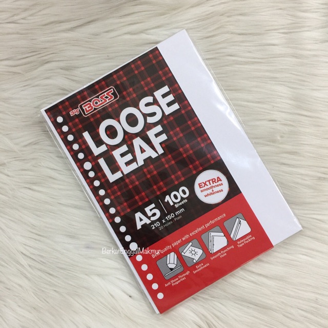 

ISI BINDER LL POLOS A5 100 LEMBAR