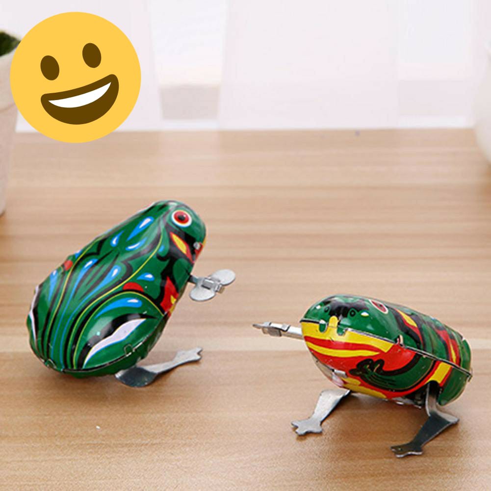 Mainan Katak Wind Up Mini Dapat Melompat untuk Edukasi Anak