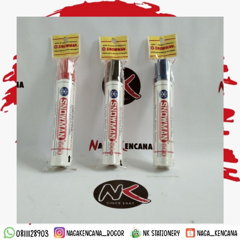 

Spidol Snowman 500 Marker Warna