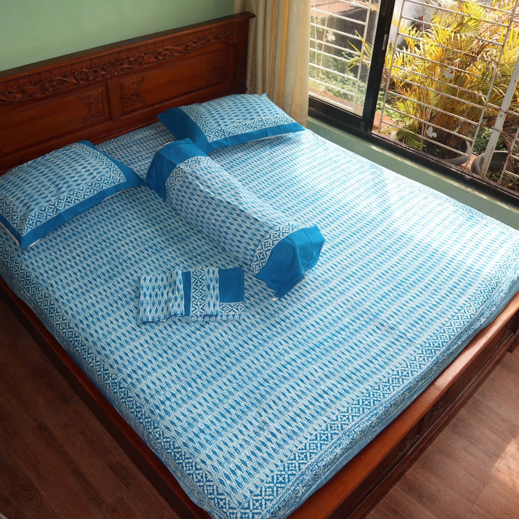 SPREI UKURAN 180x200X 40  PREMIUM SUDUT KARET BATIK CEMPAKA SOLO