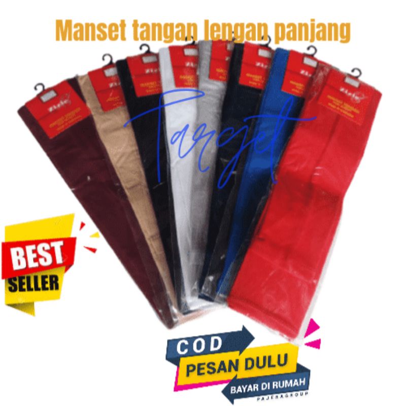 manset tangan lengan panjang sarung lengan polos  manset ziezie