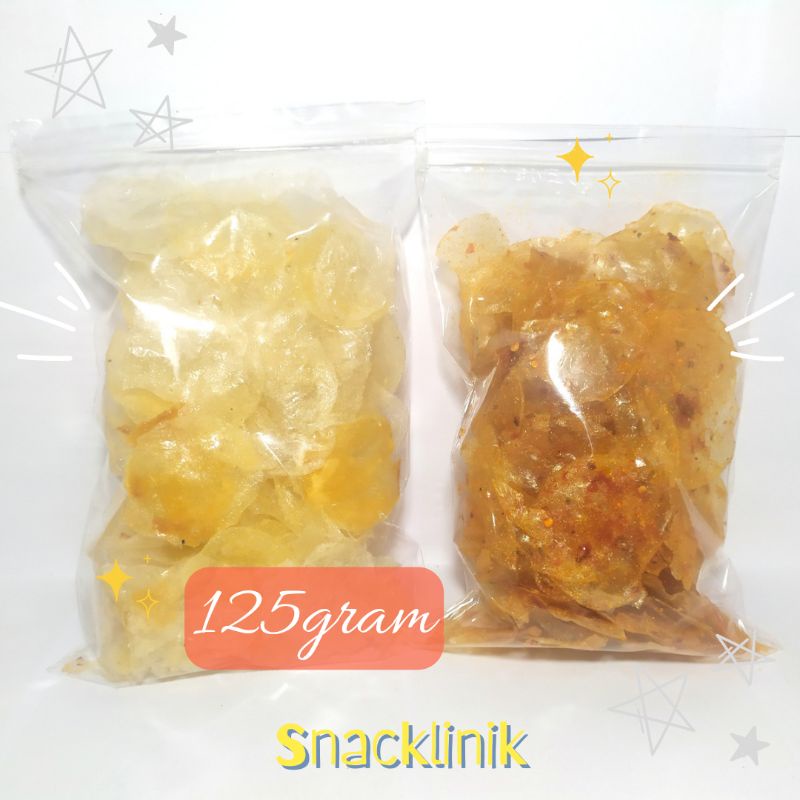 

Keripik Kaca Original Pedas 125gram