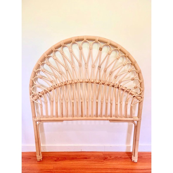 Headbed Rotan Single Bed 90x200 | Headboard Rotan | Sandaran Kepala Tempat Tidur