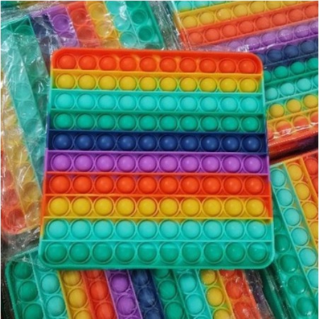 JGW-[✅COD] Pop it jumbo mainan pop it push fidget bubble toy mainan anak2 FREE KELERENG-1