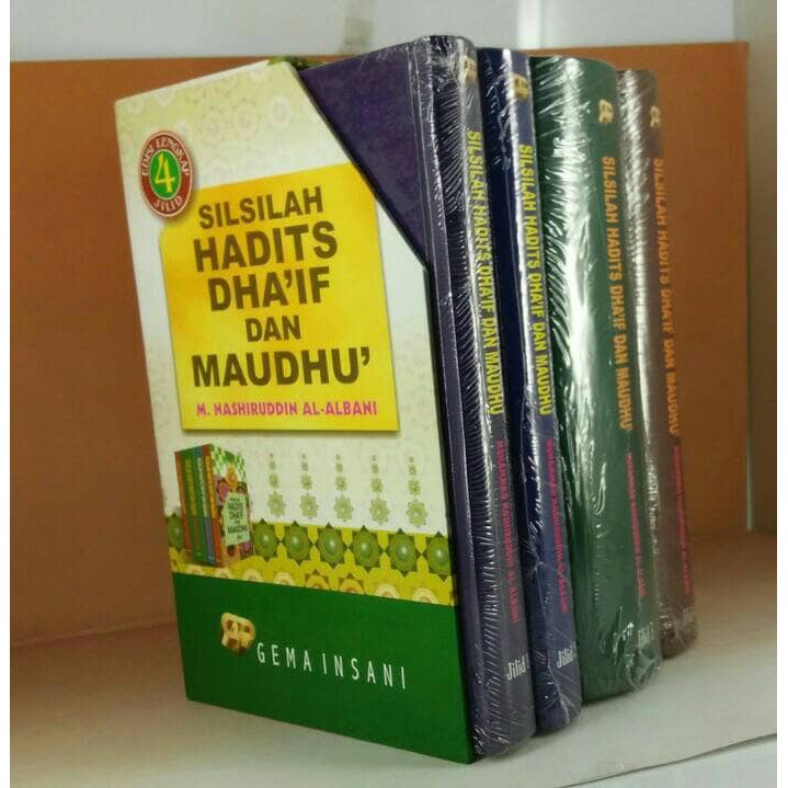 Original kitab Buku Silsilah Hadits Dhaif Dhaif Lemah Dan Maudhu Palsu