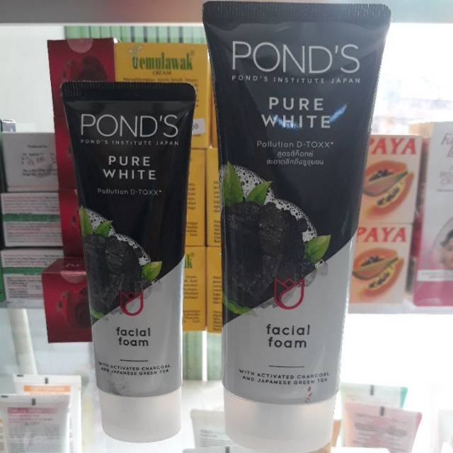 Ponds pure white facial foam