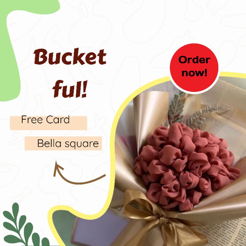 

Buket hijab bella square murah