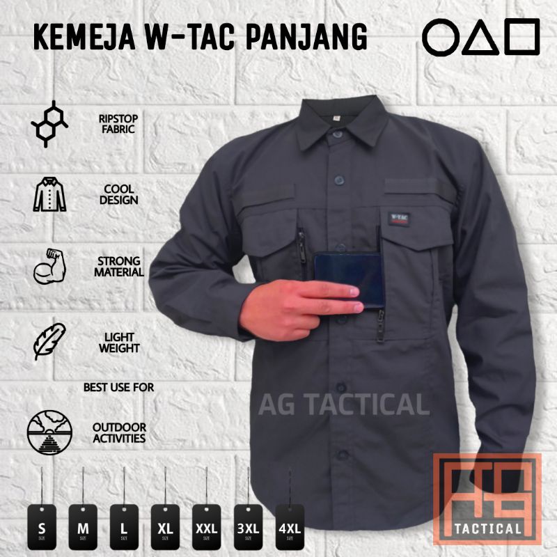 Kemeja seragam tactical BIG SIZE | kemeja M-Tac | kemeja W-Tac | kemeja Kitanica | kemeja outdoor