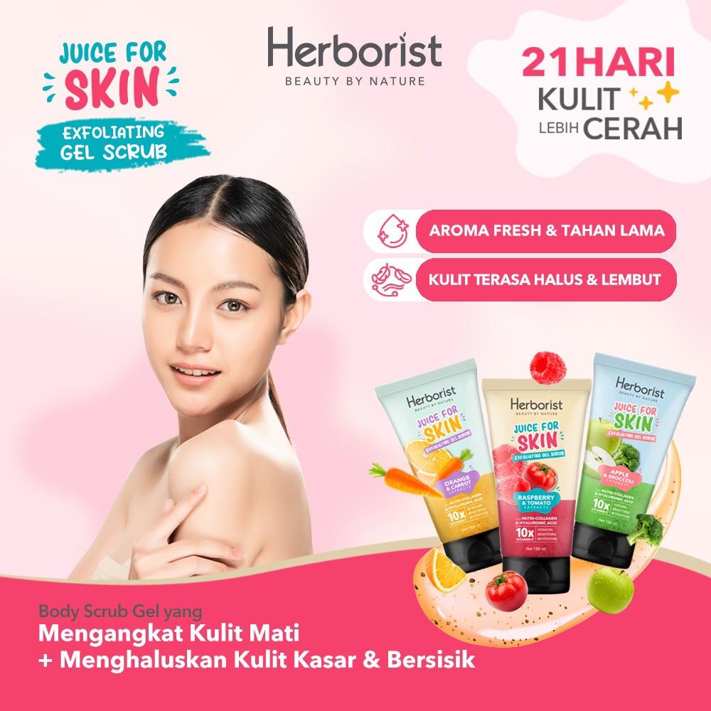 HERBORIST JUICE FOR SKIN Body Serum - Exfoliating Gel Scrub - Face Scrub