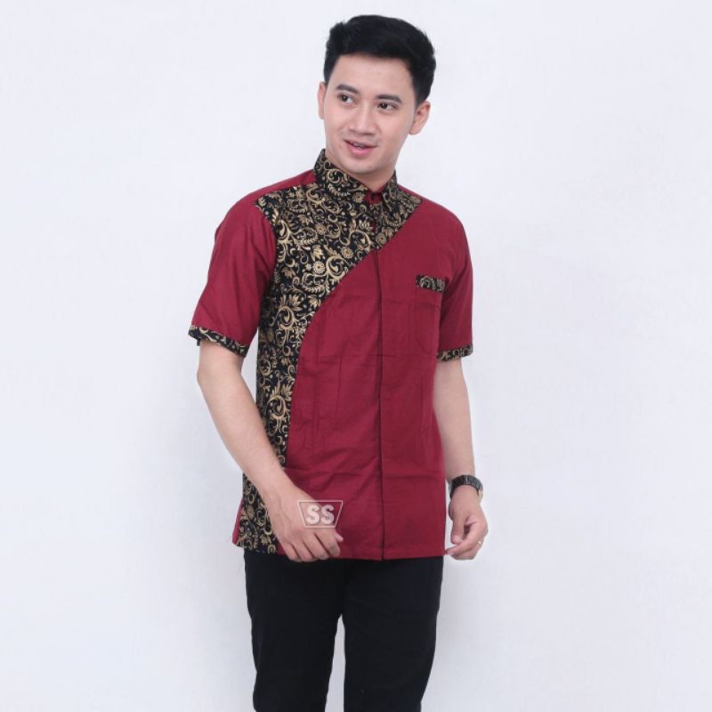 Kemeja Cowok Kasual Pria Keren Murah Croft &amp; Barrow Classic Fit Button Down Shir Baju Surfing 16TG