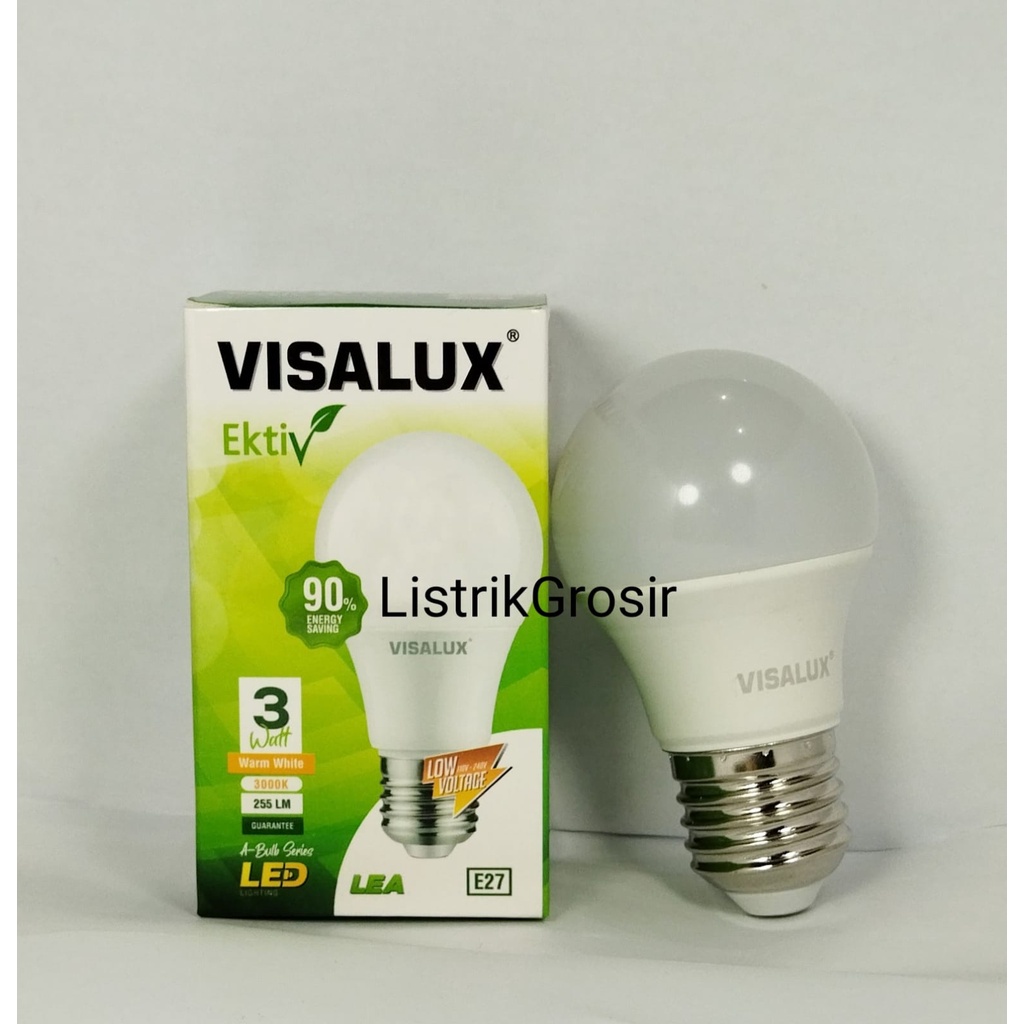 Warm White / Kuning Lampu Led Visalux 3w Bergaransi Grosir