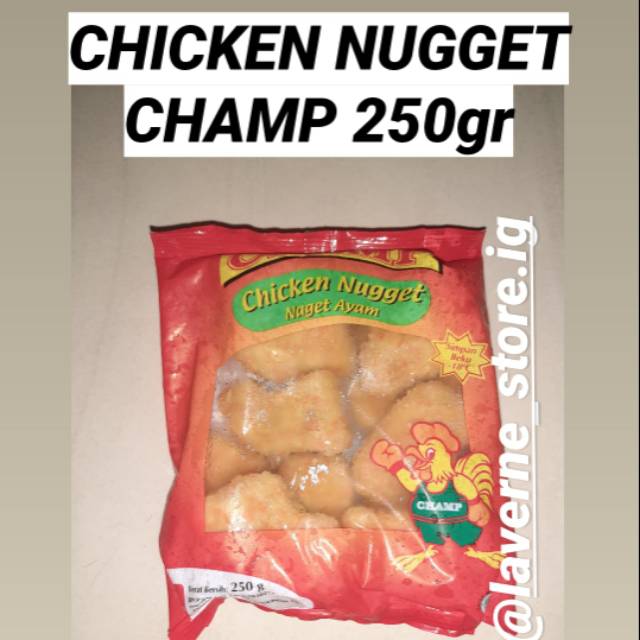 

CHICKEN NUGGET CHAMP 250gr