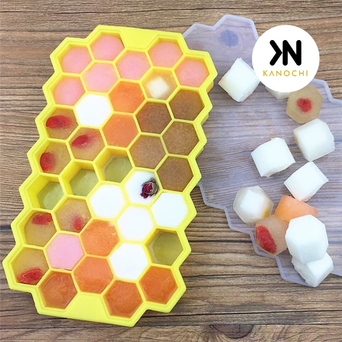 Cetakan Silikon MPASI Bayi Es Batu Honey Combs Silicone cetakan es
