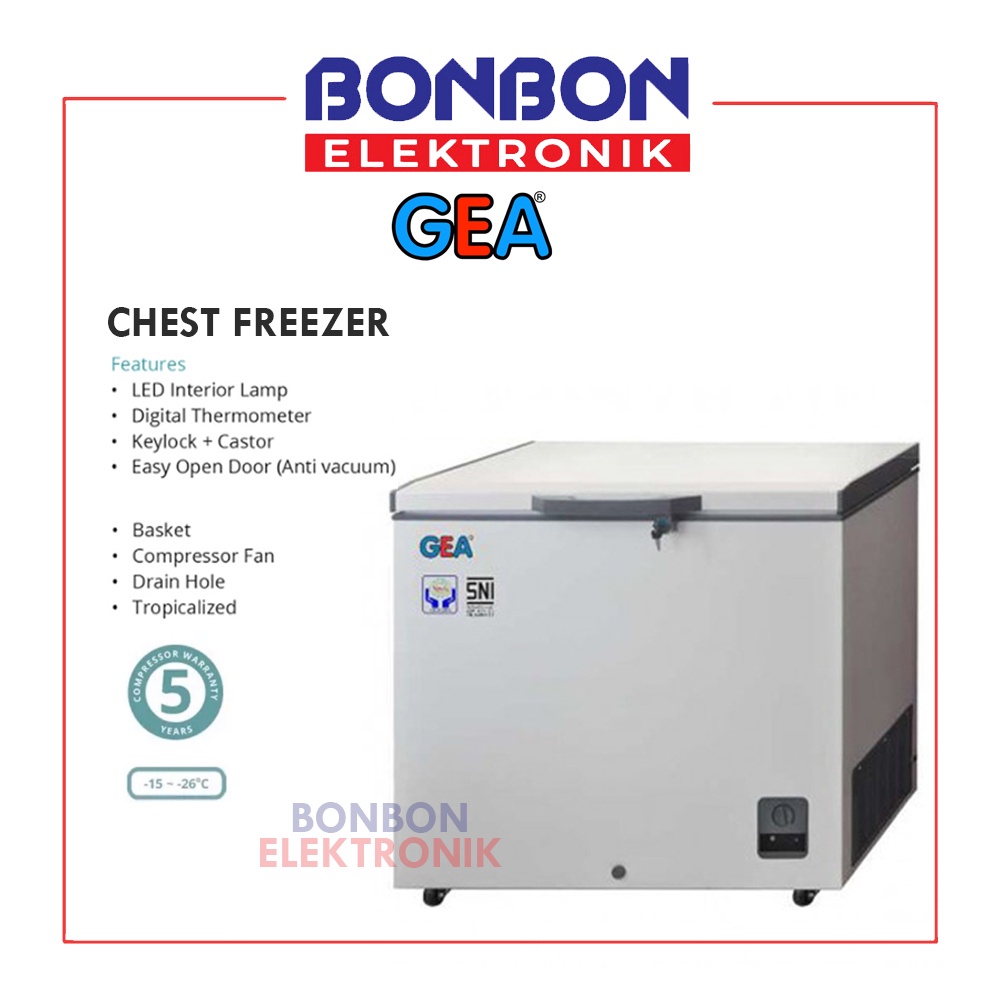 GEA Chest Freezer AB-208R / AB 208 R 210L