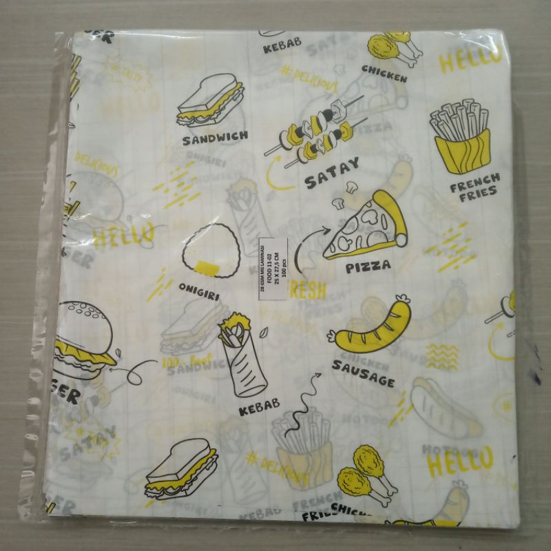 

kertas nasi/kertas burger