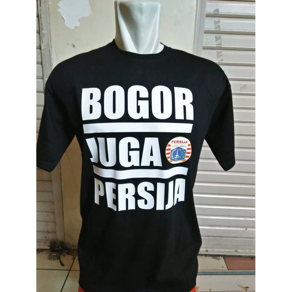 Baju Kaos Promo |  Kaos Baju Obral Combed 30S Distro BOGOR JUGA PERSiJA Jakmania Murah