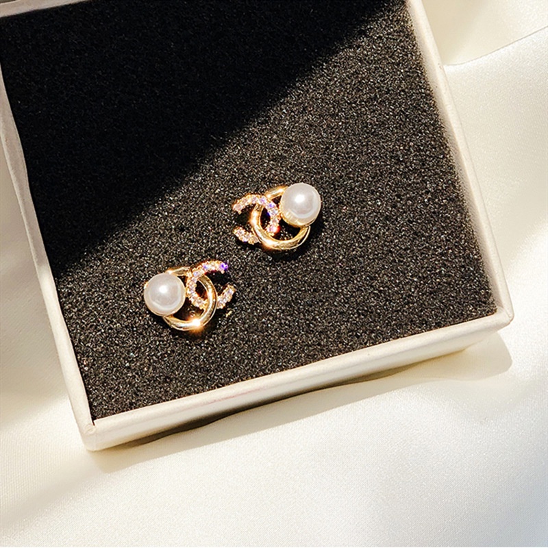 Anting Tusuk Sterling Silver 925 Dengan Mutiara Warna Permen Untuk Wanita
