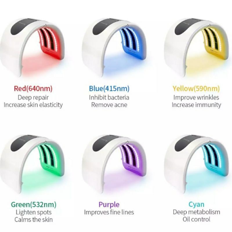 Masker Wajah Pdt lihgt 7 Cholor Face Light Pdt LED Infrared Facial