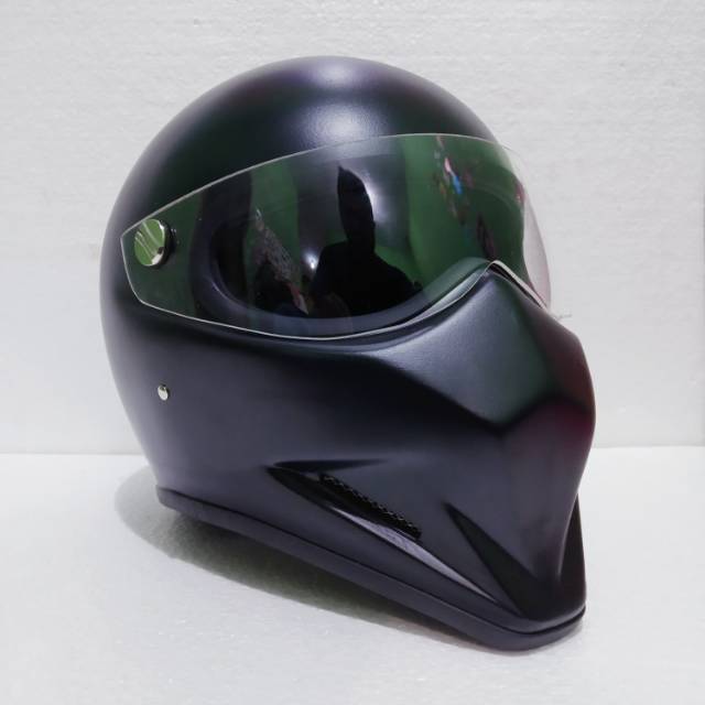 Jual Helm cakil stig custom hit doff include visor Indonesia|Shopee  Indonesia