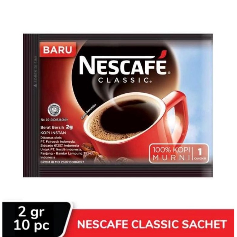 

Nescafe Classic 10 x 2 g