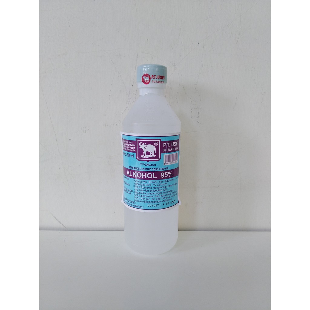 Alkohol CAP GAJAH 95% 300 ml