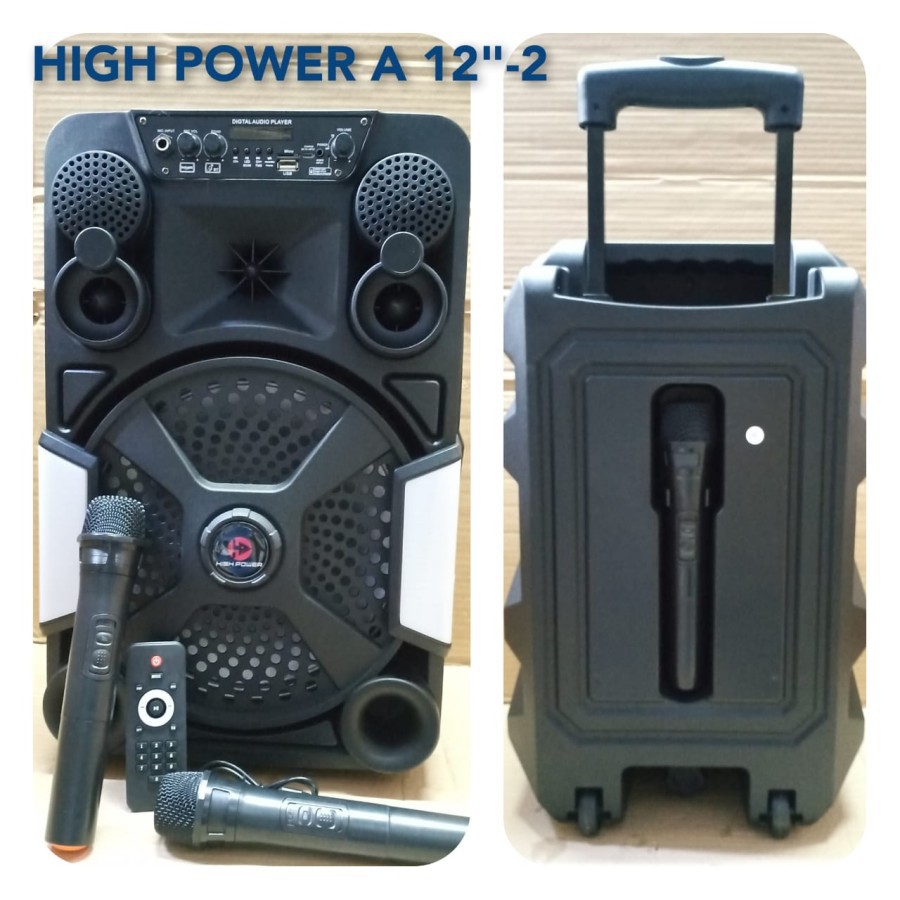 SPEAKER AKTIF PORTABLE 12 INCH HIGH POWER TYPE 777 A 12-2