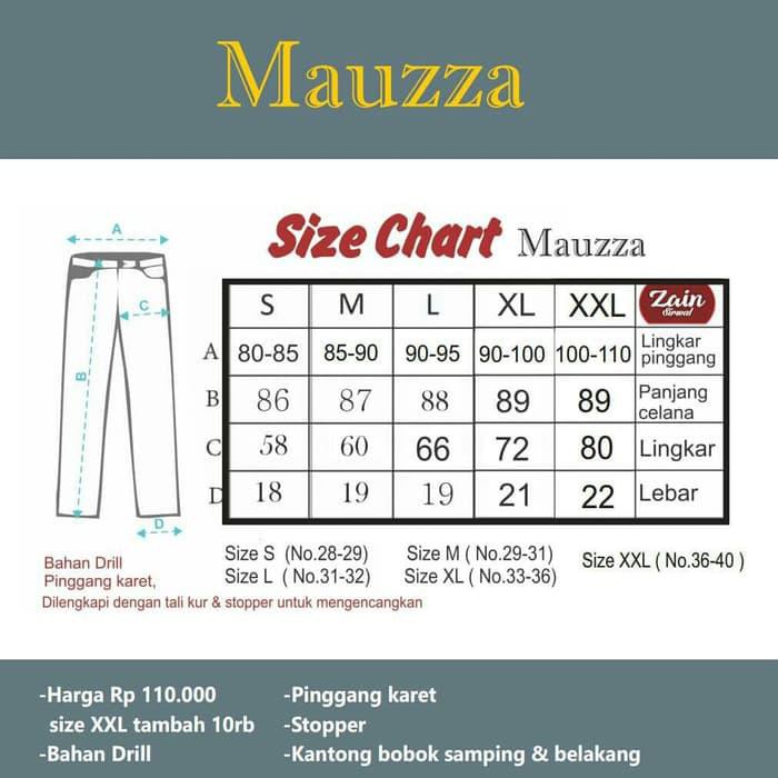 

Paling Murah Sirwal Pensil - Bahan Drill - Hitam Terpopuler
