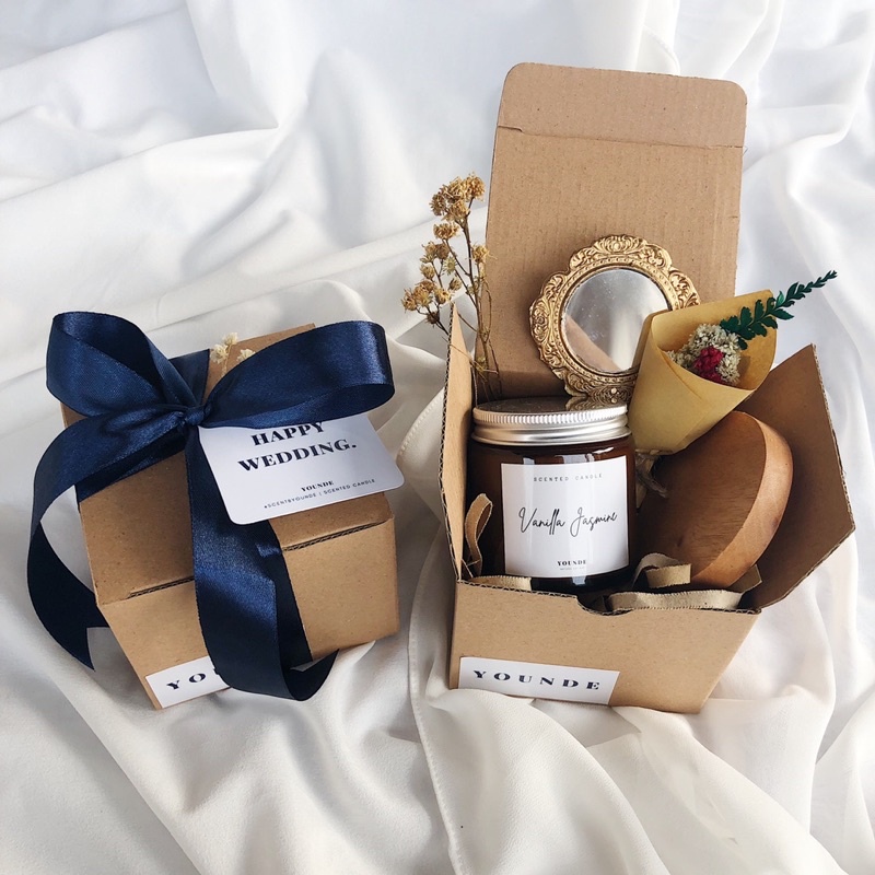 giftbox amber jar scented candle | kado wisuda | kado ulang tahun | kado wedding | hampers