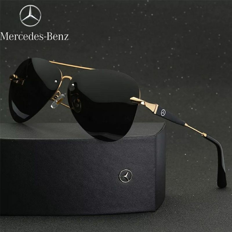 Kacamata Pria Wanita Aviator Polarized MB743 Original 100%