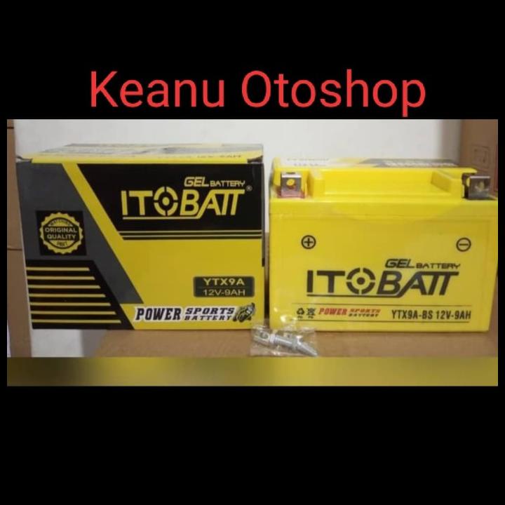 Aki Ninja 250 Fi - Karbu Mono Z250 Z250Sl Itobatt Ytx9A Aki Kering Gel