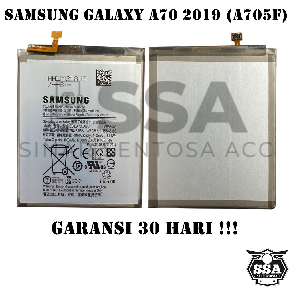 Baterai Original OEM Samsung Galaxy A70 2019 EB-BA705ABU A 70 A705 HP Ori Battery Batrai Batre Batu Batere GARANSI AWET MURAH