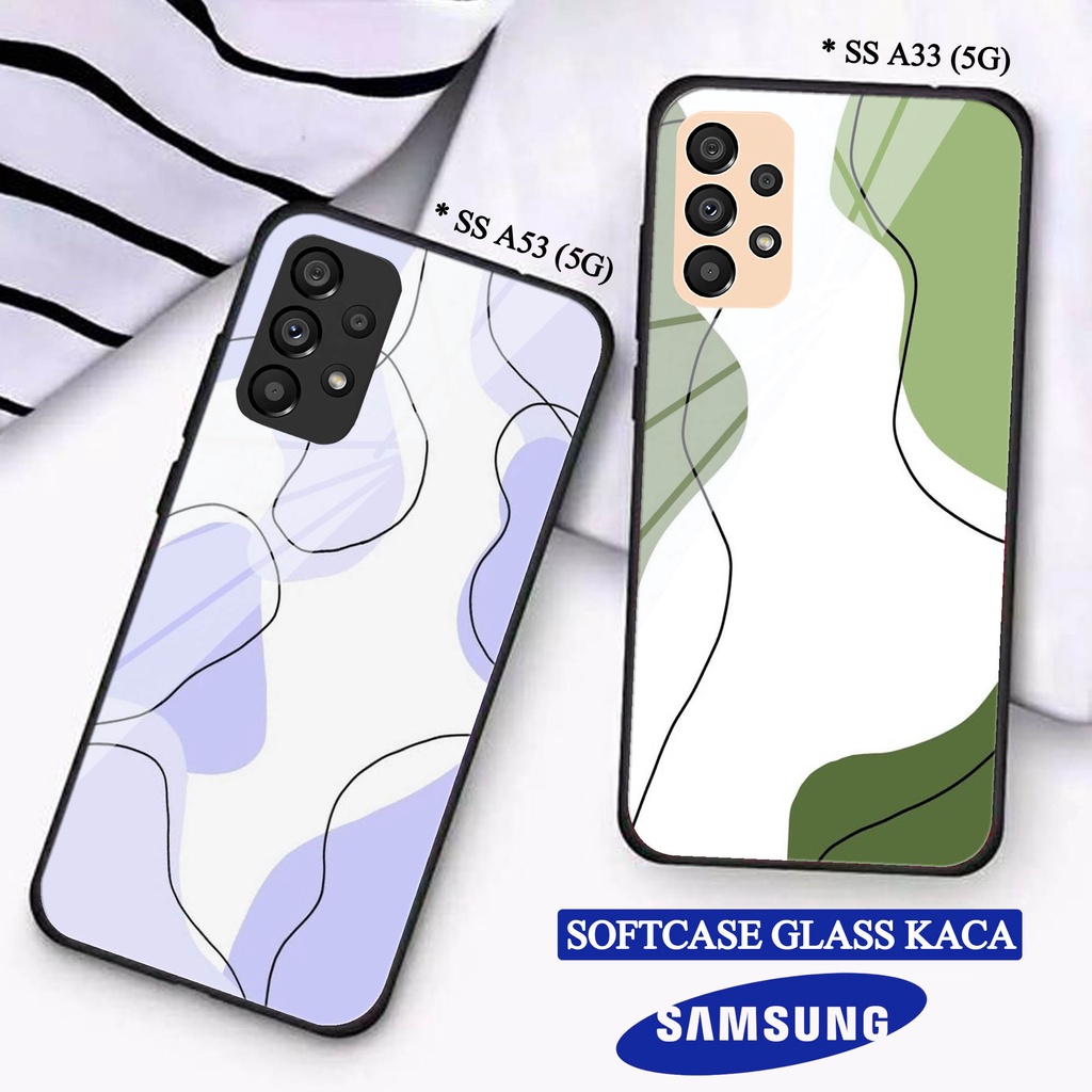 Softcase Glass Kaca  SAMSUNG A33(5G) A53(5G) - Casing HP SAMSUNG A33(5G) A53(5G) [ S60 ].