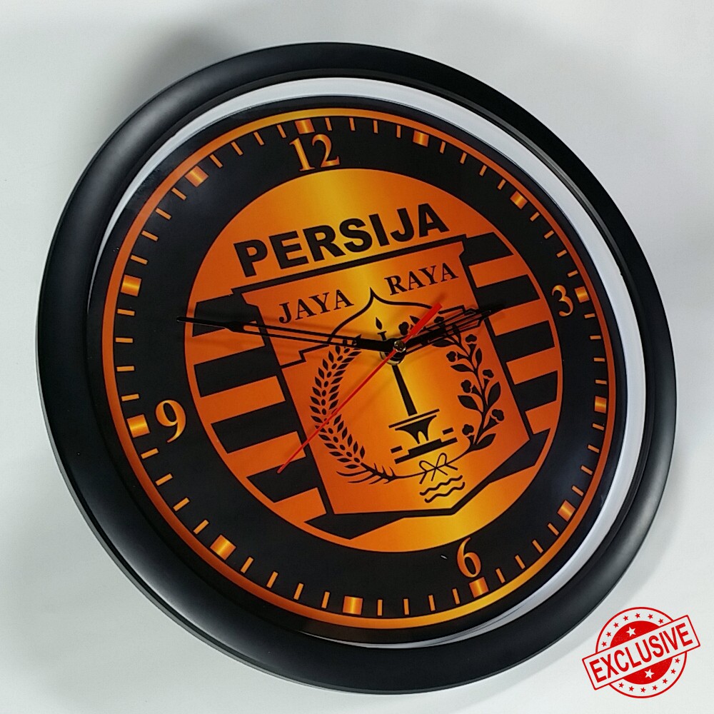 (ISTIMEWA BOSSQUE) JAM DINDING CUSTOM PERSIJA TIPE-1