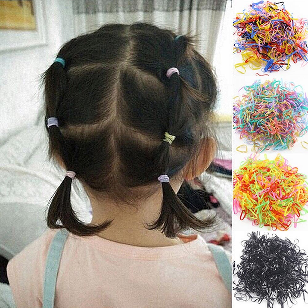 Karet ikut Rambut Aneka warna Isi 2000pcs kualitas terbaik