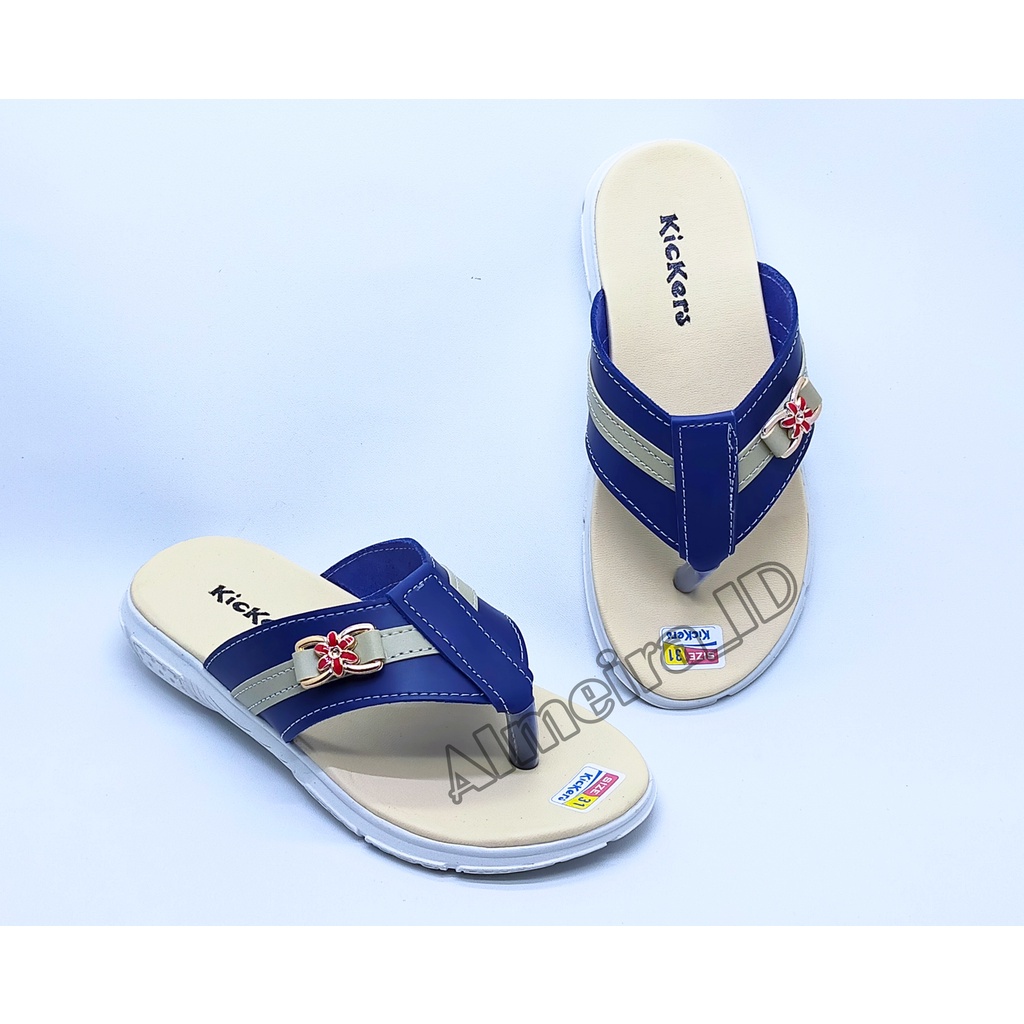 Sandal Jepit Anak Perempuan Casual Kickers Terbaru | Sandal Anak Branded | Sandal Anak Cantik