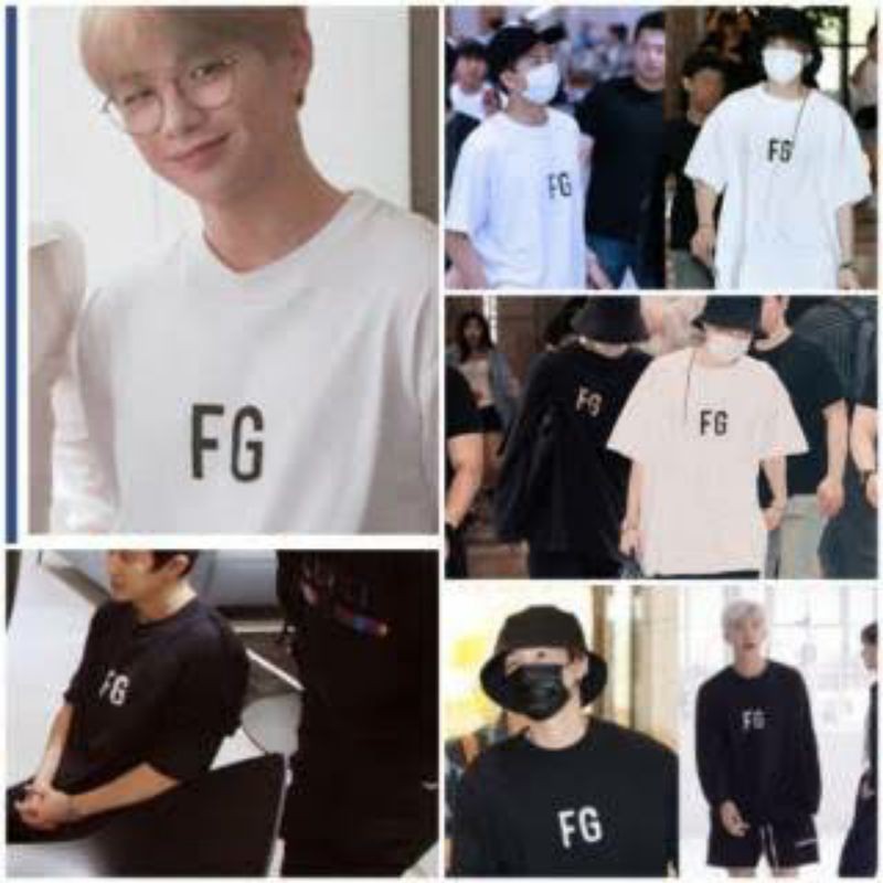 Baju kaos Tshirt Kpop BTS FG suga, jungkook, taehyung, jimin, jin, j hope, RM