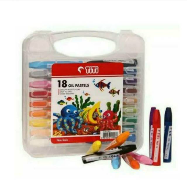 

Crayon pastel titi isi 18 pcs