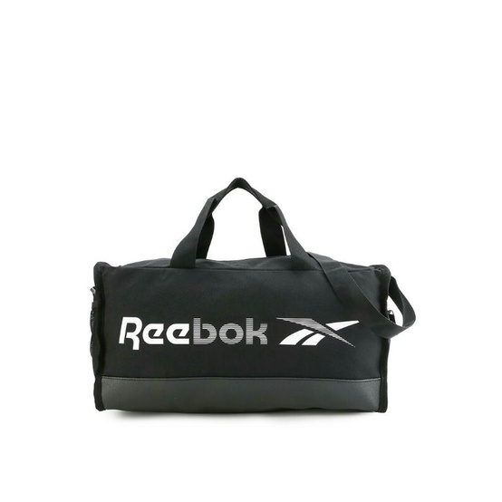 Reebok Te S Grip Black/White - 100% Original - Duffel Bag - Travel Bag - Tas Gym - Training Essentia