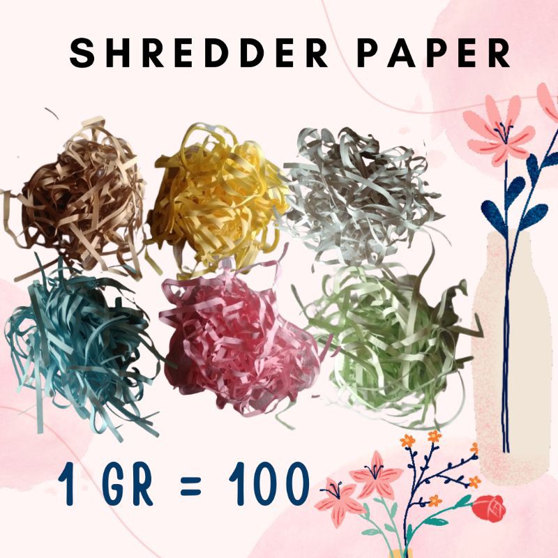 

PAPER SHREDDER KERTAS POTONG POTONGAN KERTAS KERTAS CACAH KERTAS SERUT KERTAS CACAH KERTAS KADO