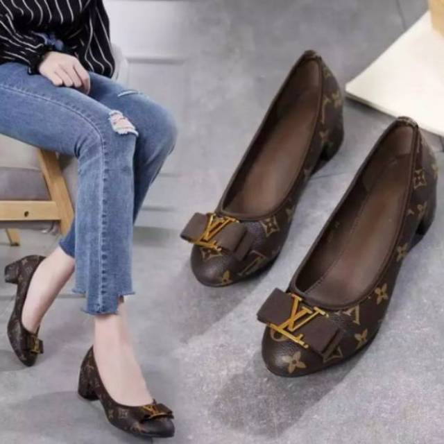 ABBUSHOES UD 04 Sepatu Pesta Model Hak Tahu Untuk Wanita 7cm