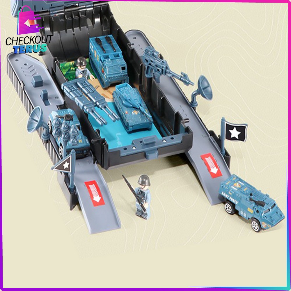 CT M232 M236 Mainan Truk Kontruksi DIY Parking Lot Playset Mainan Mobil Outdoor Adventure Ada Musik Mainan City Parking Lot Set Anak