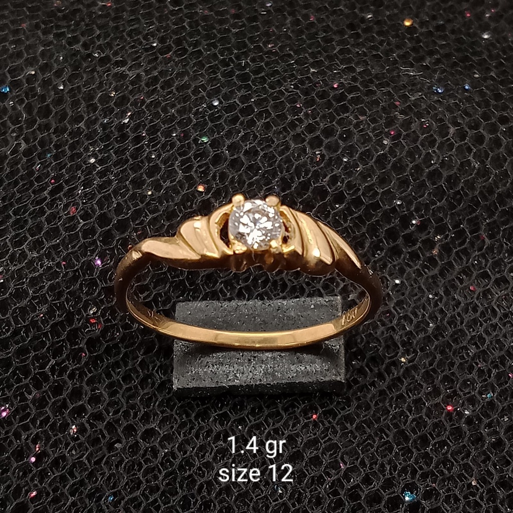 Cincin Emas 17K - 1.4 gr Kadar 750 - 322