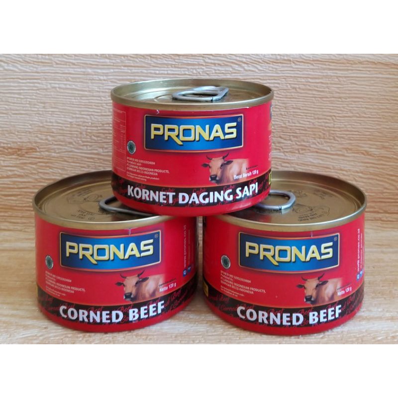 ✔MURAH Pronas Kornet Daging Sapi 120gr / Pronas Corned Beff