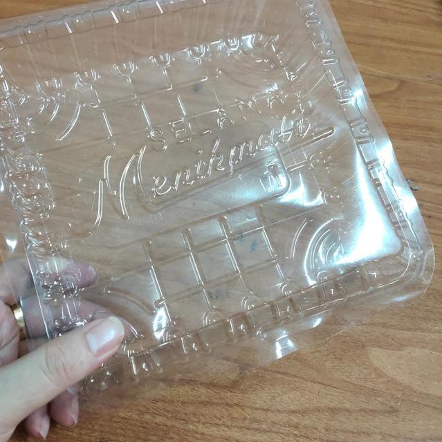 

A6W5 MIKA PLASTIK 1A - MIKA BOX KEMASAN KUE ISI 50 PCS »W6G