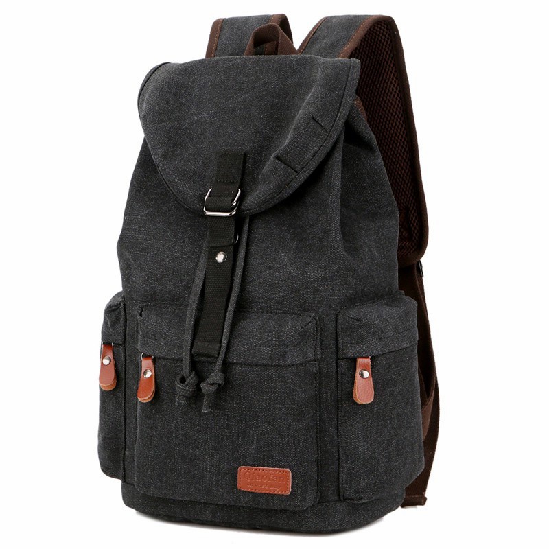 Gh-bag Tas Ransel Kanvas Kasual Tas Punggung Tas Laptop Tas Sekolah 02