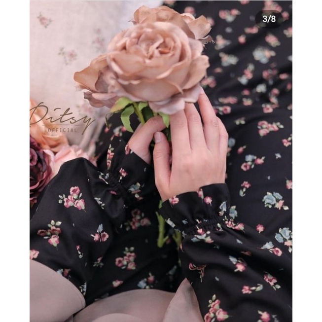 daster ditsy Agustus