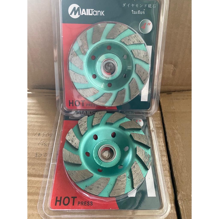 Mata Gerinda Poles Granite Keramik Mailtank sh-63 Diamond Cup Grinding Wheel Turbo 4 inch