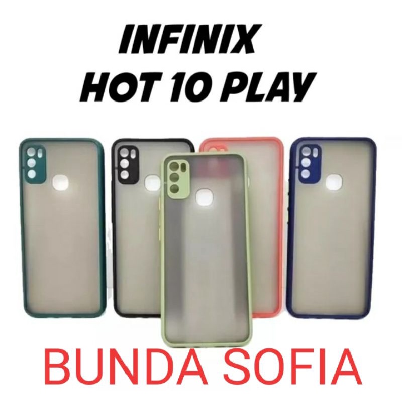 SLIKONCASE ORI ADA PELINDUN CAMERA TIPE infinix hot 10 pay